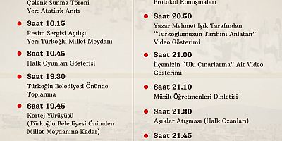 TÜRKOĞLU’NDA HAFTA SONU DEV ETKİNLİK