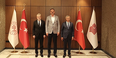 VALİ ÜNLÜER VE BAŞKAN GÖRGEL’DEN VAKIFLAR GENEL MÜDÜRLÜĞÜ’NE ZİYARET