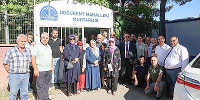 VATANDAŞLARIMIZLA İSTİŞARE EDEREK SORUNLARI YERİNDE ÇÖZÜYORUZ