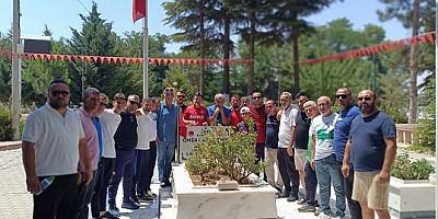 VETERANLARDAN ÖMER HALİSDEMİR’İN KABRİNE ZİYARET!