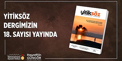 Büyükşehir Belediyesi Kültür Yayınları’ndan Yitiksöz Dergisi’nin yeni sayısı okurlarla buluştu. Derginin aktüel ve geçmiş sayılarına e-dergi formatında Büyükşehir Belediyesi’nin internet adresinden ul