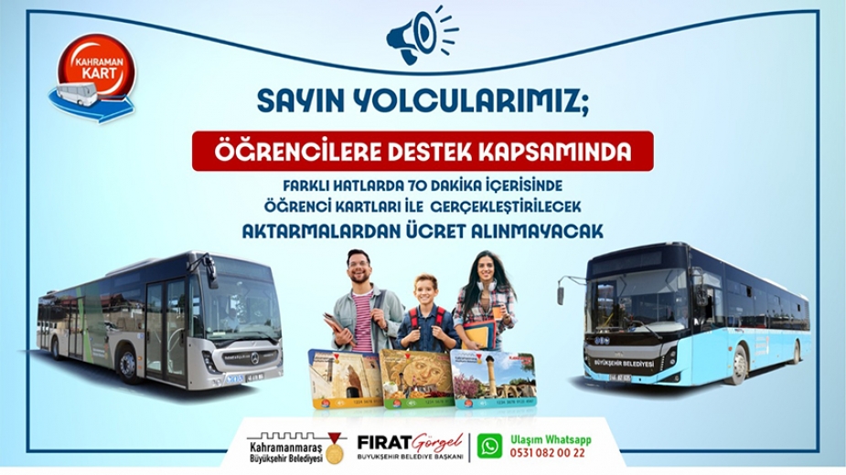 ÜCRETSİZ AKTARMA GENÇLERİN YÜZÜNÜ GÜLDÜRDÜ